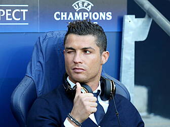 Cristiano Ronaldo trains ahead...